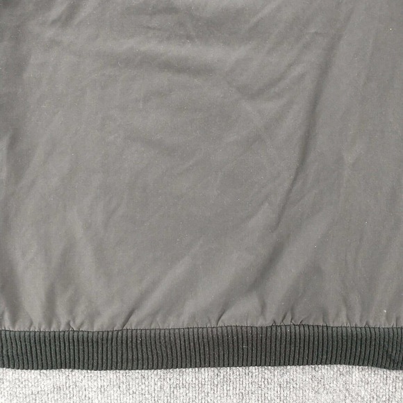 The Broadmoor Men's Zip Up Vest Black Large Fleece Lined Pockets - Picture 9 of 13